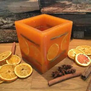 Orangenwindlicht – Orangen doppelt