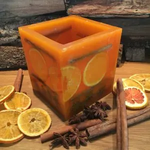 Orangenwindlicht – Orangen mit Sternanis