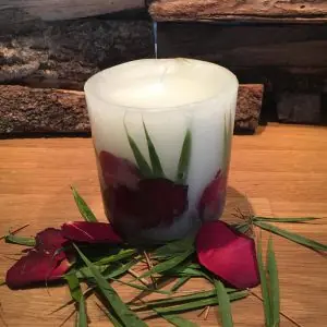 Rosenblätter, Bambus
