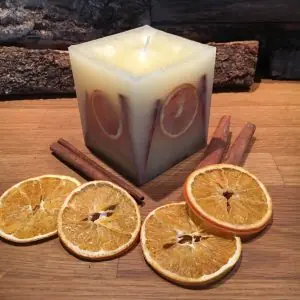 Orangenkerze – Orangen natur